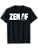 Zen AF Yoga Sitting Cushion Yoga Mat Meditation Kundalini T-Shirt - color: Black, size: Small